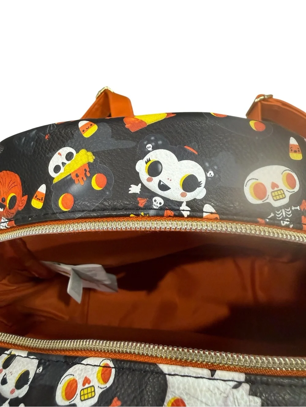 Funko Paka Paka Back Pack Halloween Mini Backpack Back and Orange Adjustable